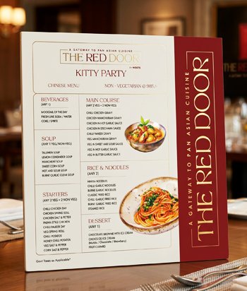 Wooden Menu